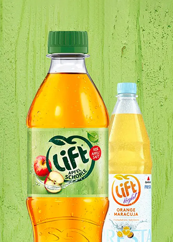 Zwei Flaschen Lift
