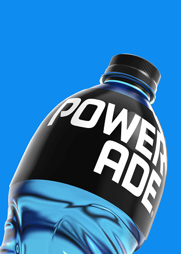 Eine Flasche Powerade