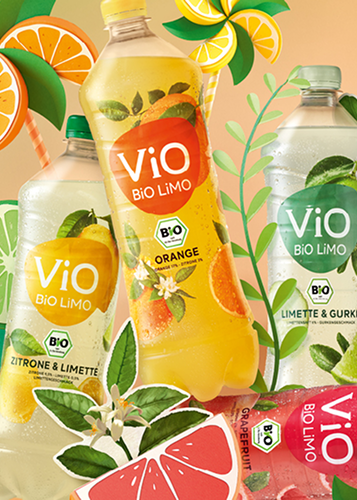 Verschiedene Flaschen ViO