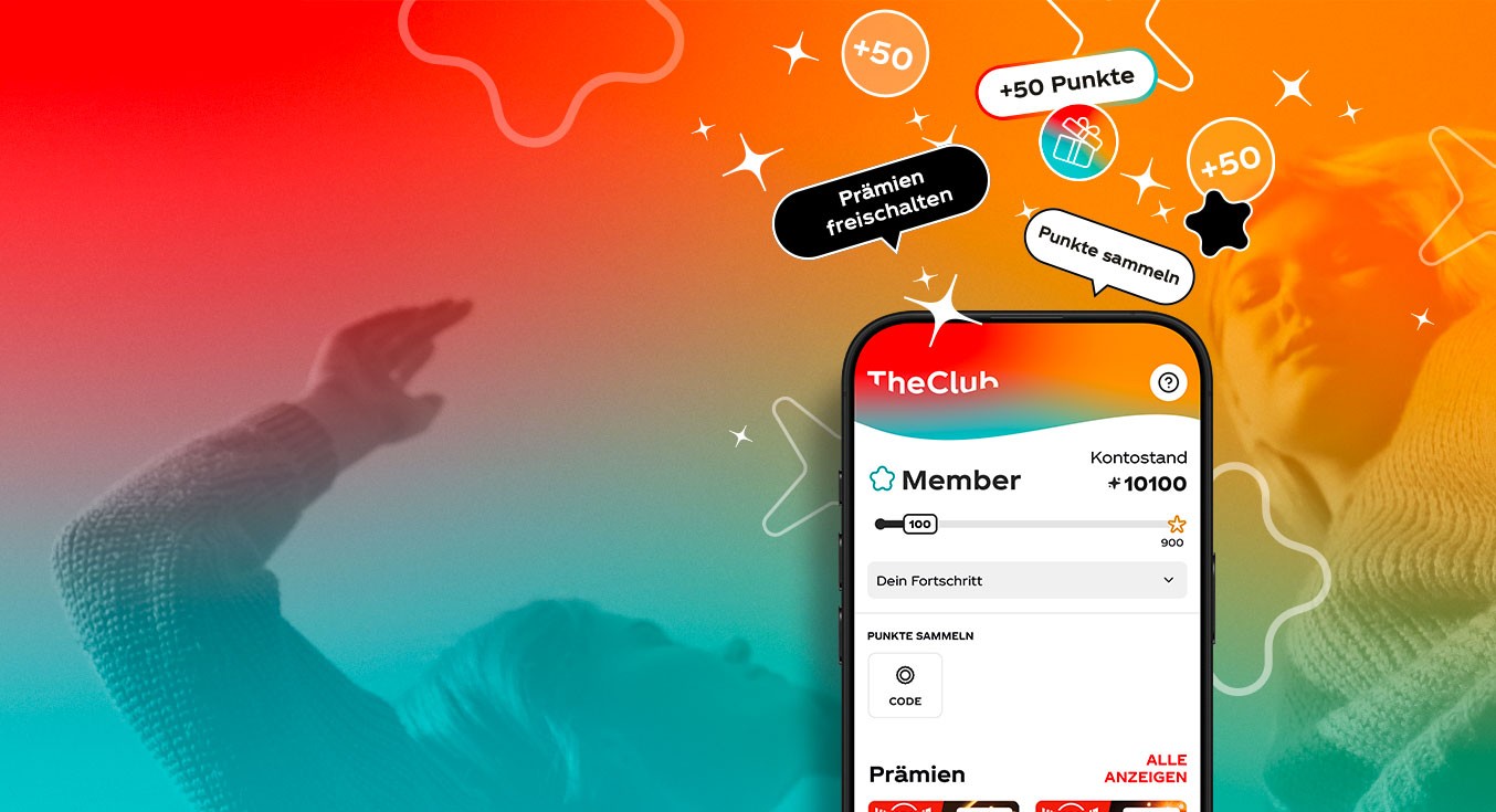 Ein Mobiltelefon vor farbenfrohem Hintergrund.