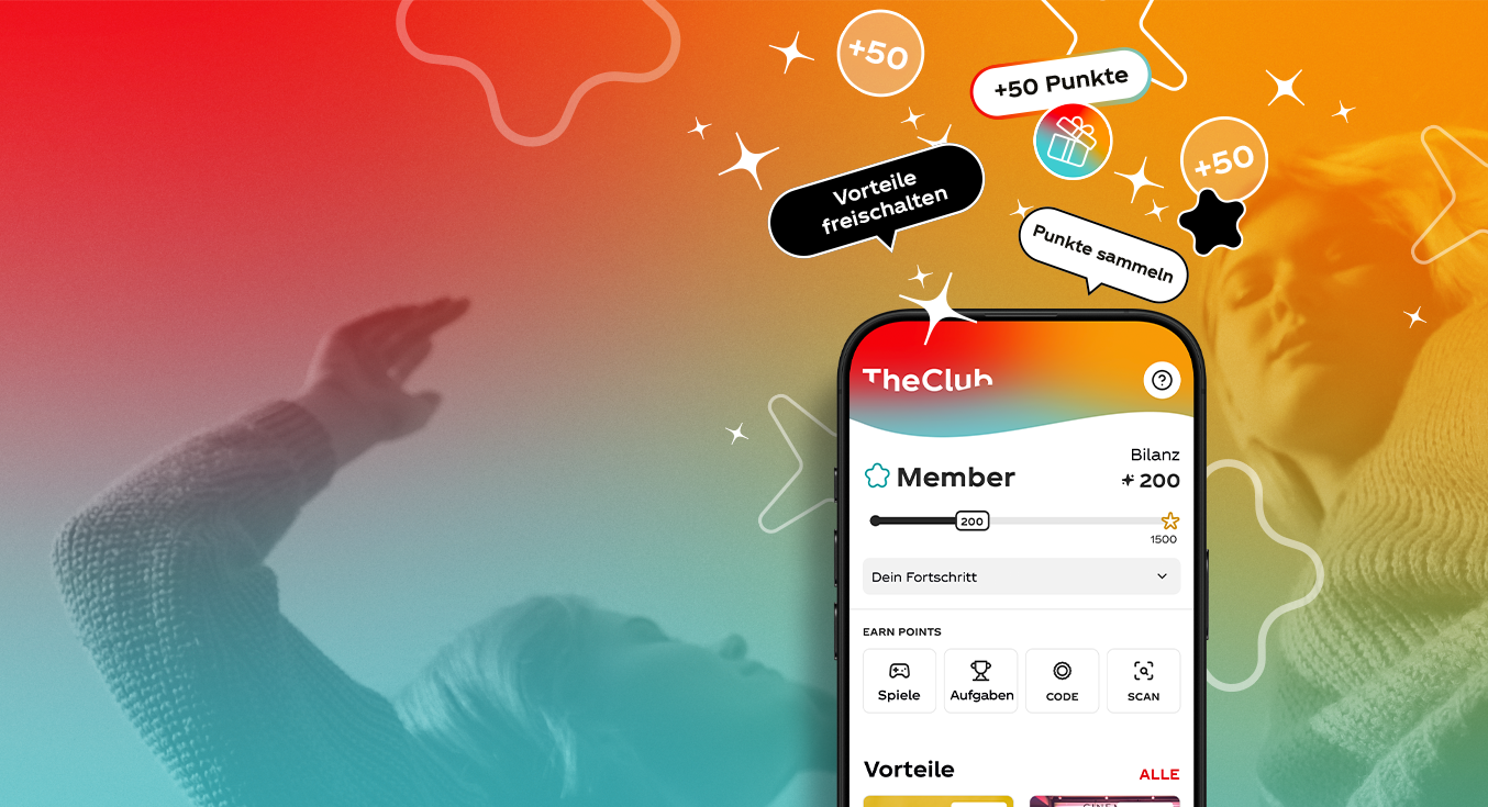 Ein Mobiltelefon vor farbenfrohem Hintergrund.