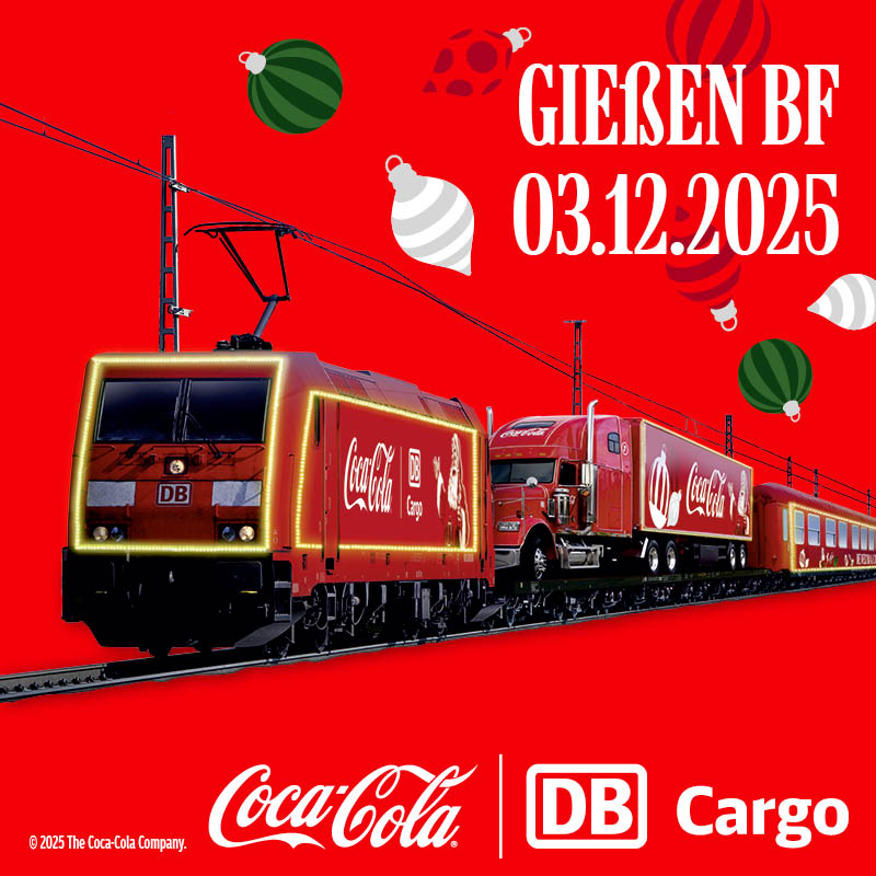 Stopp der Tour mit dem Zug