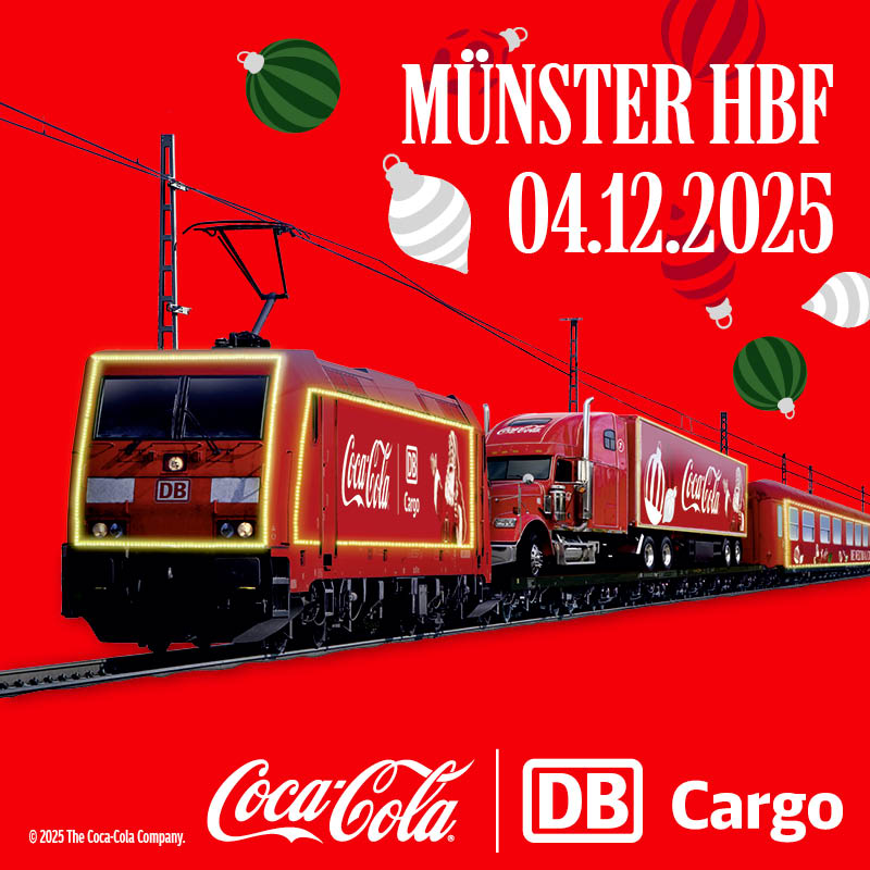 Stopp der Tour mit dem Zug