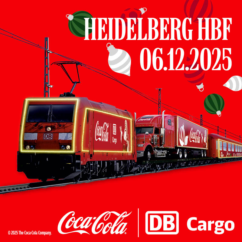 Stopps der Tour mit dem Zug