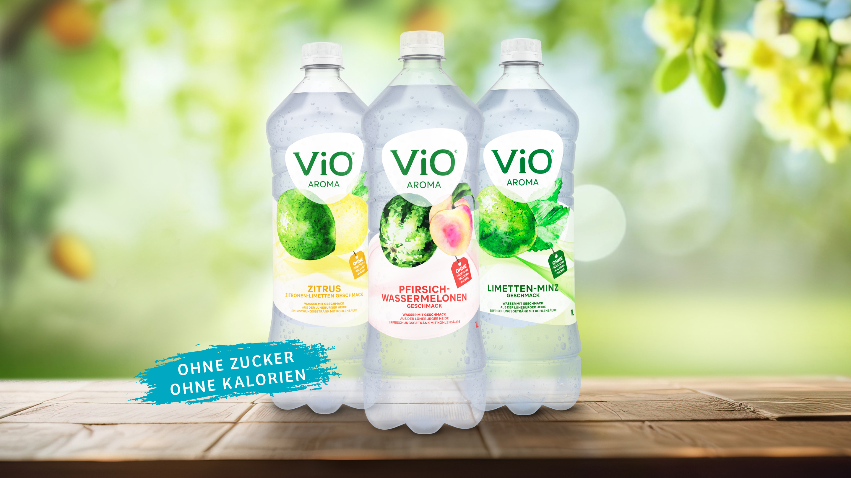 Vio Wasser mit Geschmack​ varienten