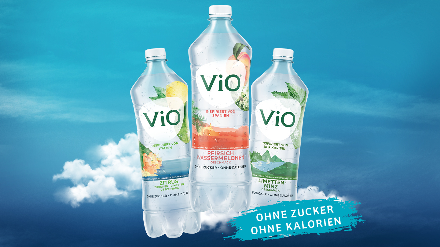 Vio Wasser mit Geschmack​ varienten