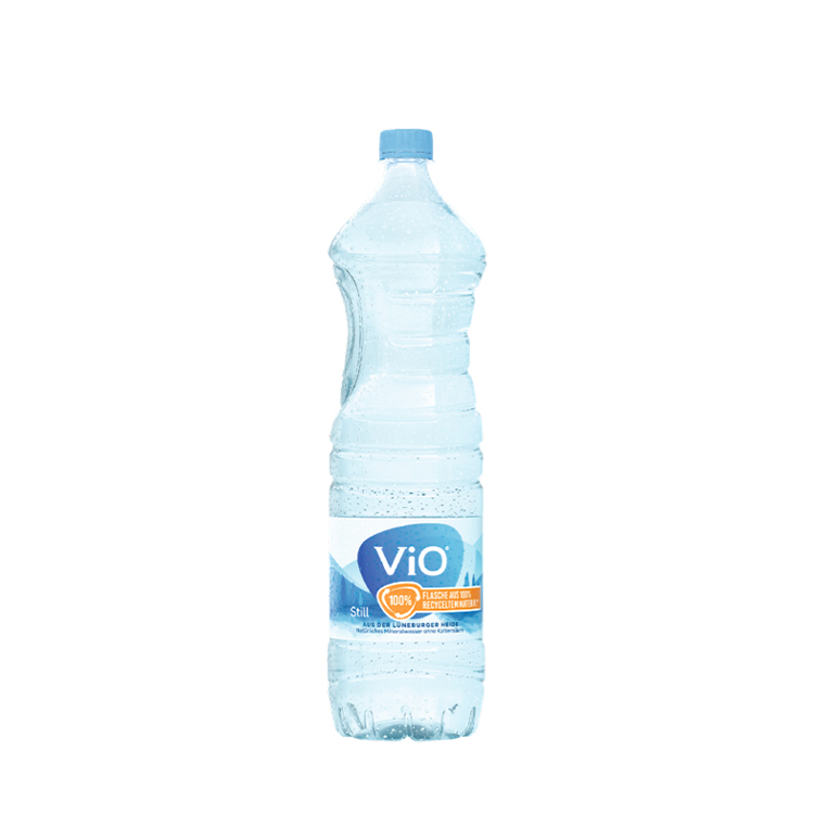 Eine 1,5 Liter-Flasche ViO Stil