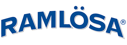 Ramlösa-logo på hvid baggrund