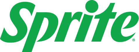 Sprite-logo på hvid baggrund