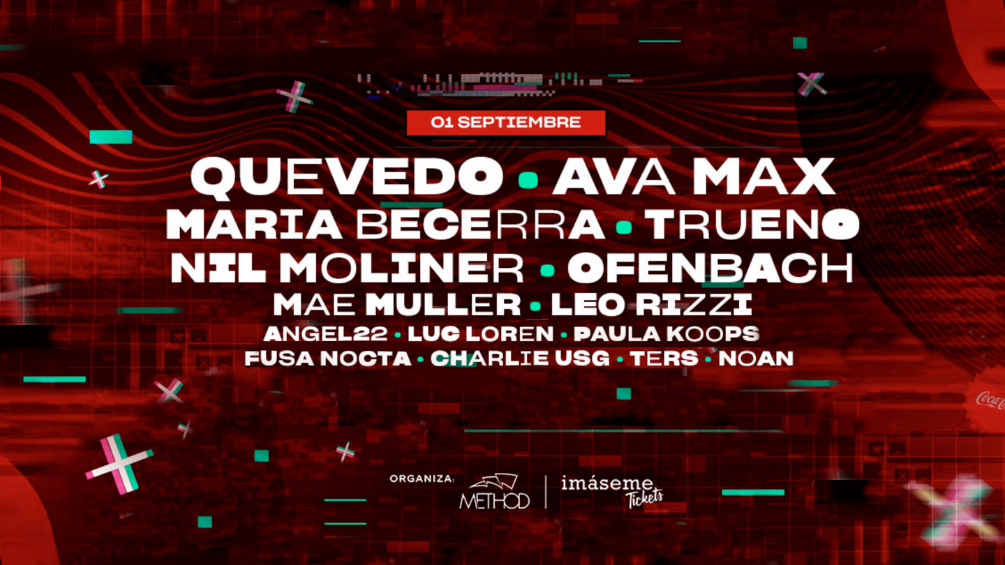 Coca-Cola Music Experience Festival Line Up. Dia 1 de Septiembre