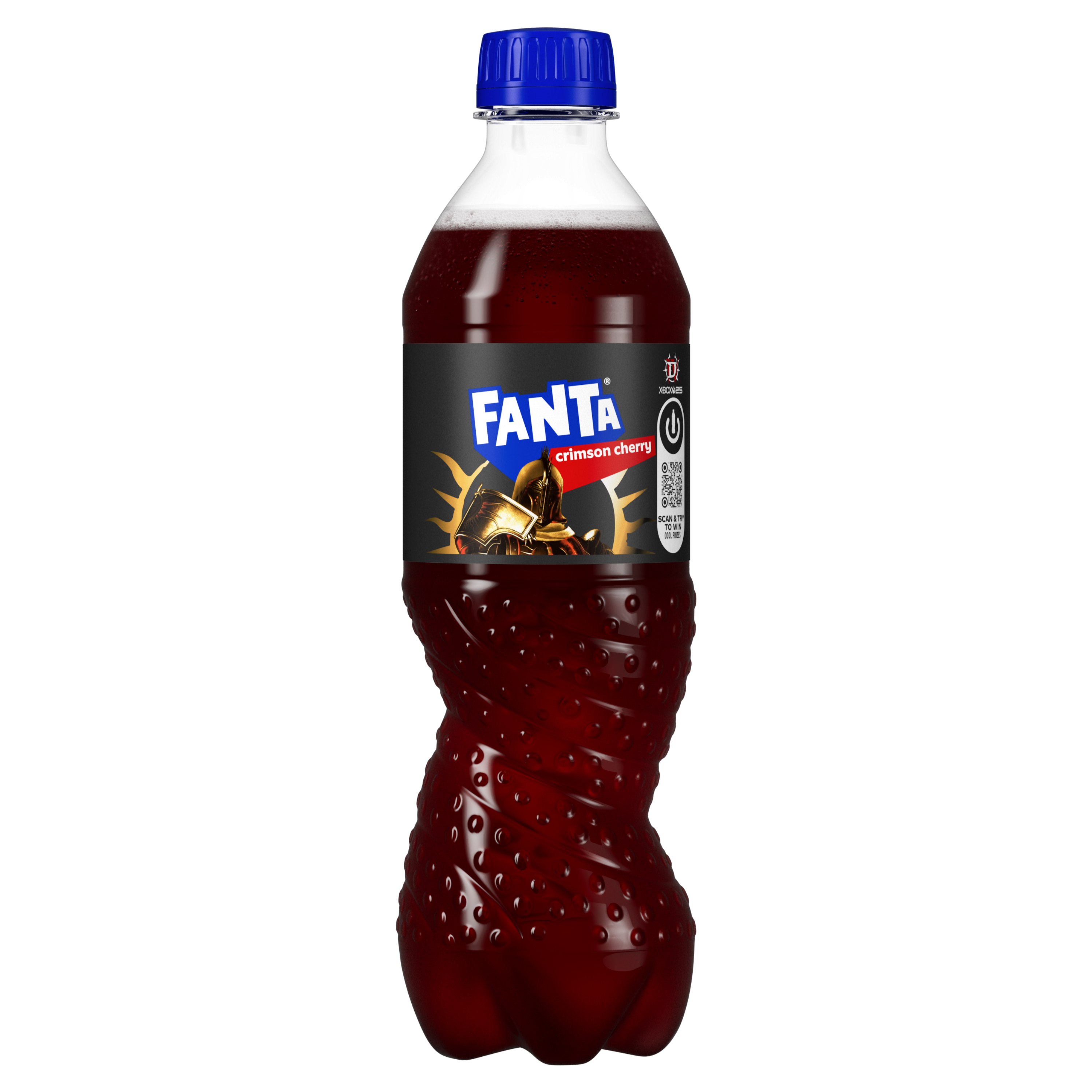 gāzēts bezalkoholisks dzēriens fanta shokata ar citronu un plūškoka ziedu garšu