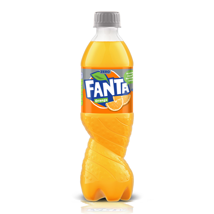 Fanta Orange Zero karastusjook, pudel 500ml