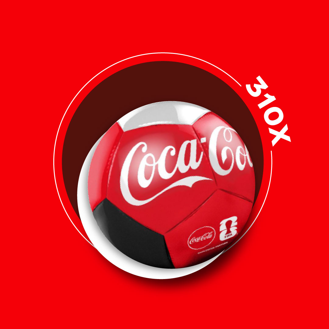 Coca‑Cola punane pallikujuline logo