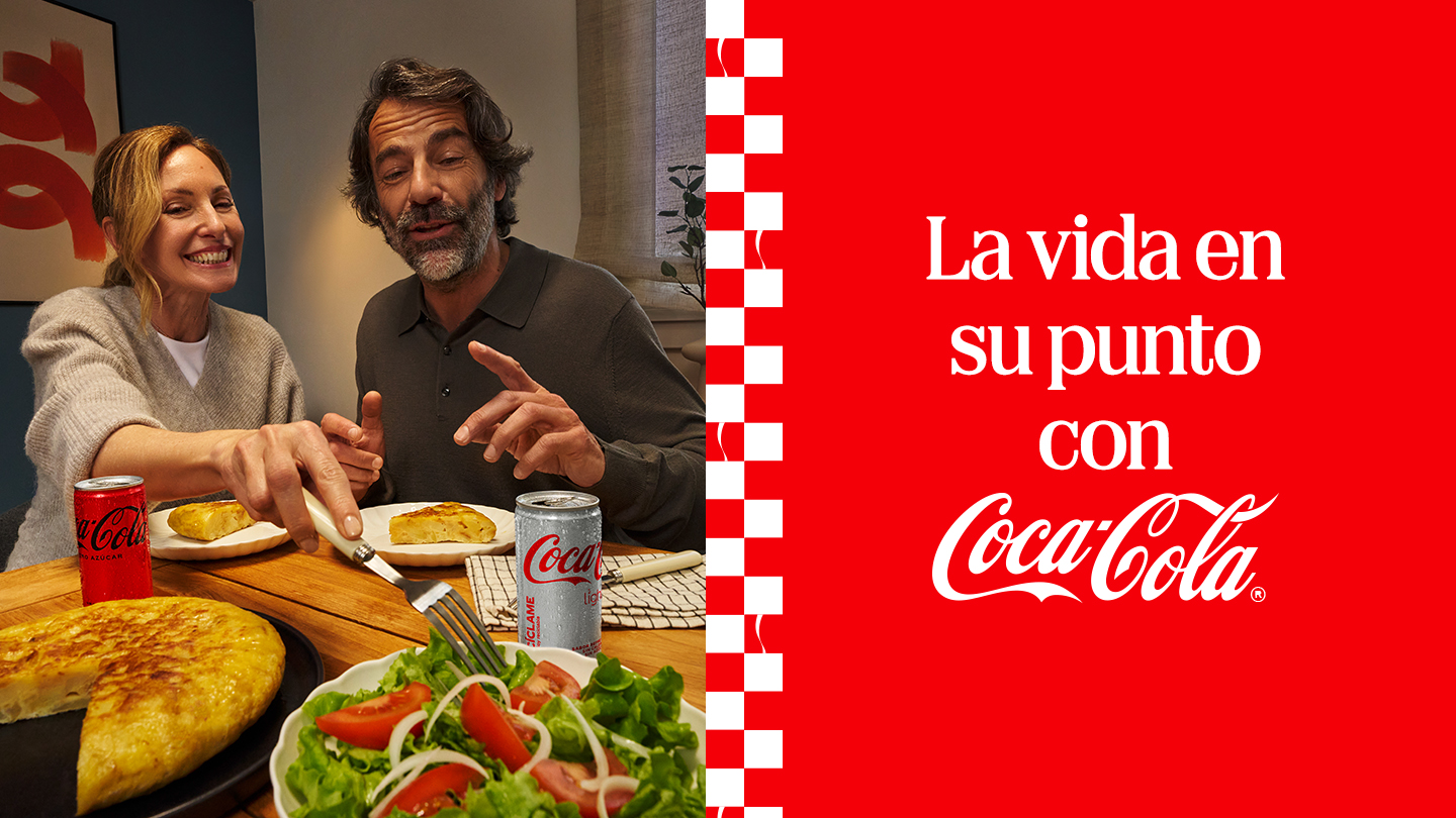 Personas comendo - La Vida en Su Punto con Coca-Cola