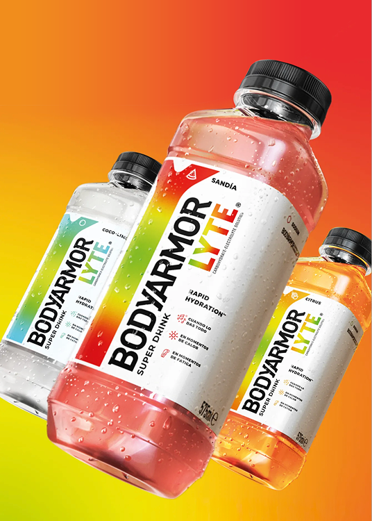 A bottle of Powerade