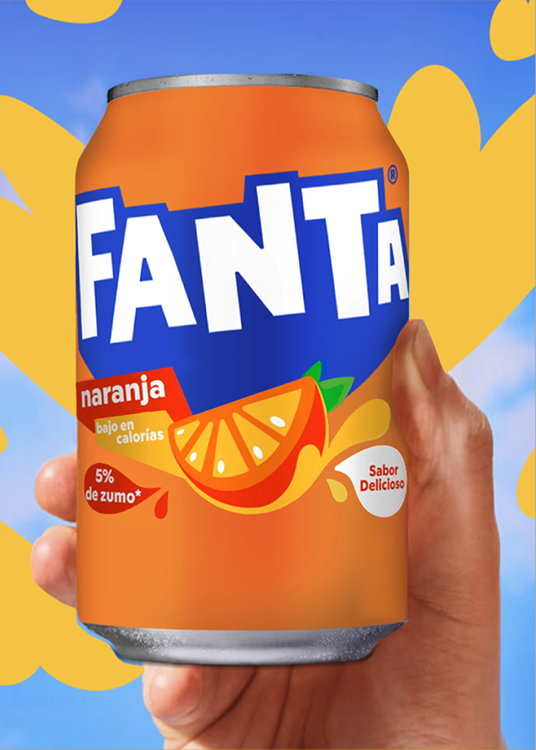 A can of Fanta