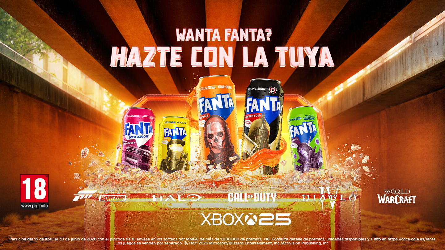 WANTA FANTA? HAZTE CON LA TUYA. Bodgón con productos fanta
