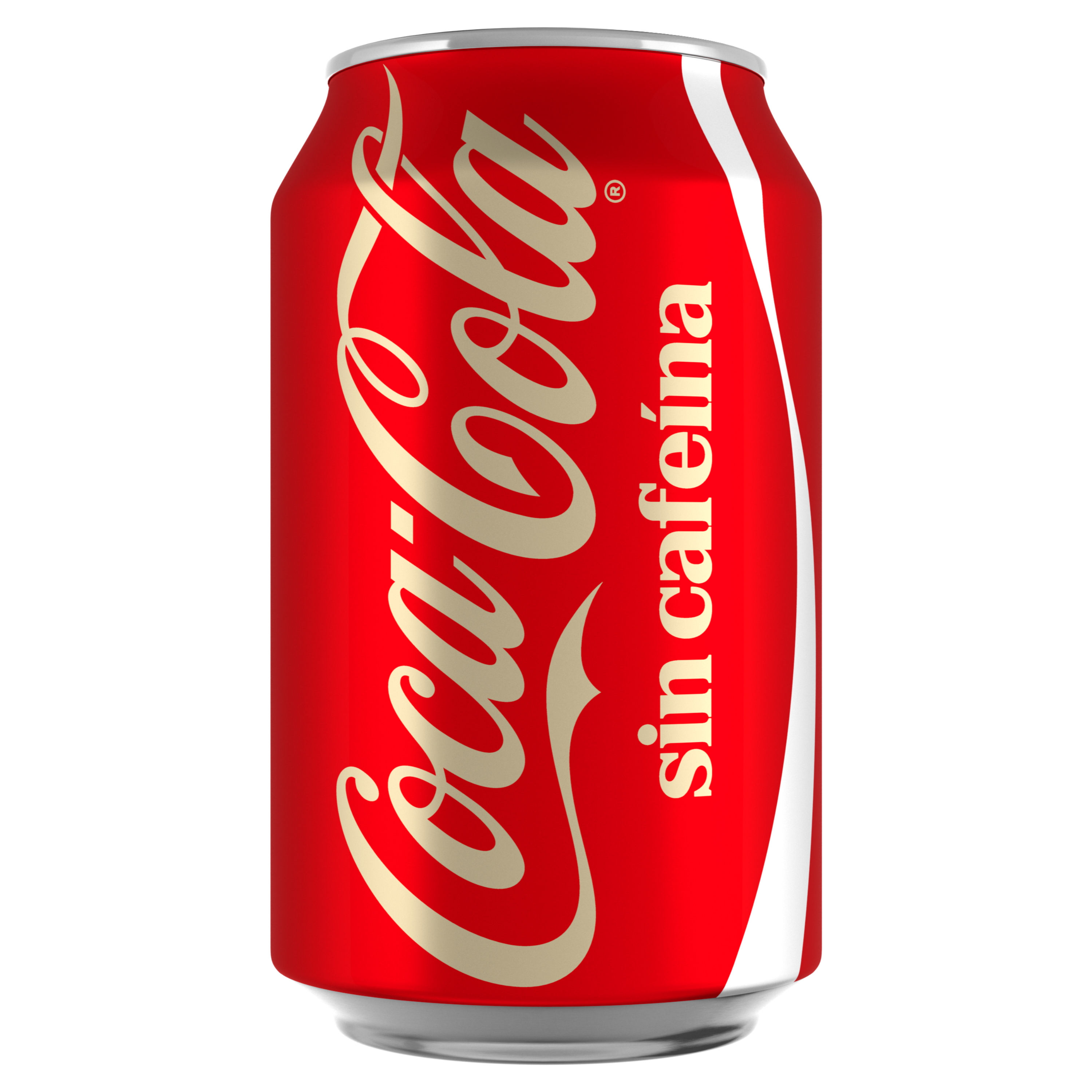 Lata de Coca-Cola Sin Cafeína