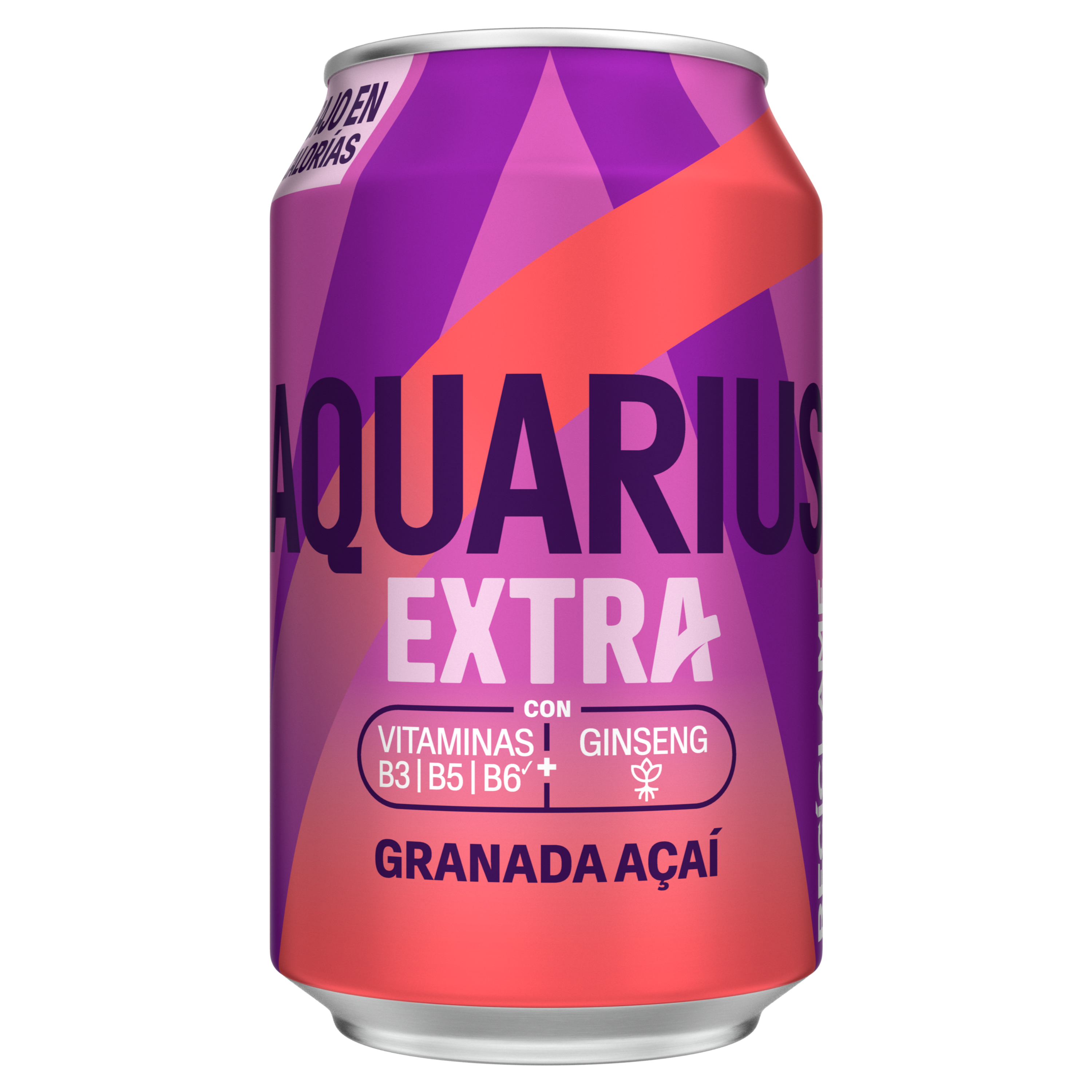 Lata de Aquarius Extra Granada Açaí