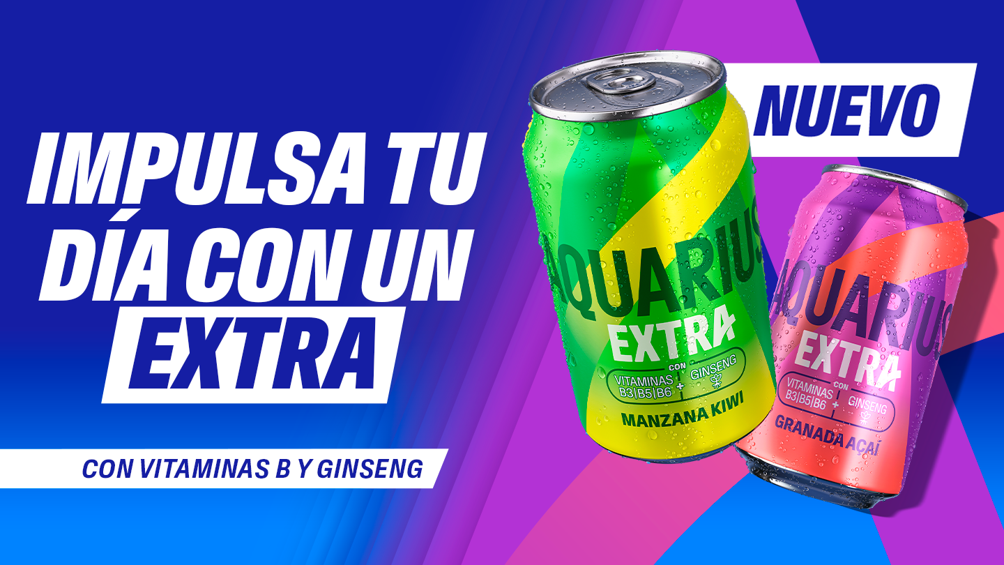 Impulsa tu día con un extra. Nuevo Aquarius Extra