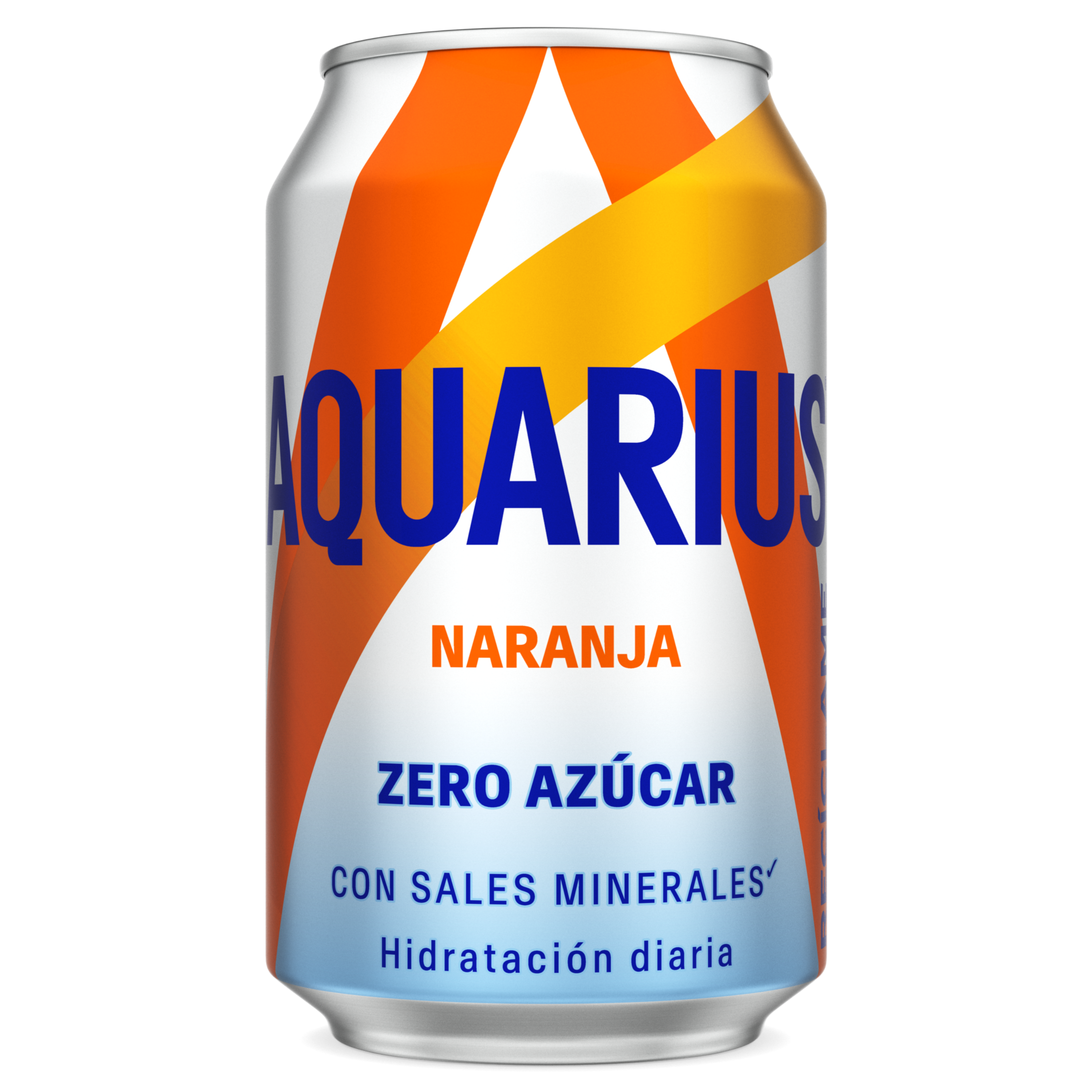Lata de Aquarius Naranja Zero Azúcar