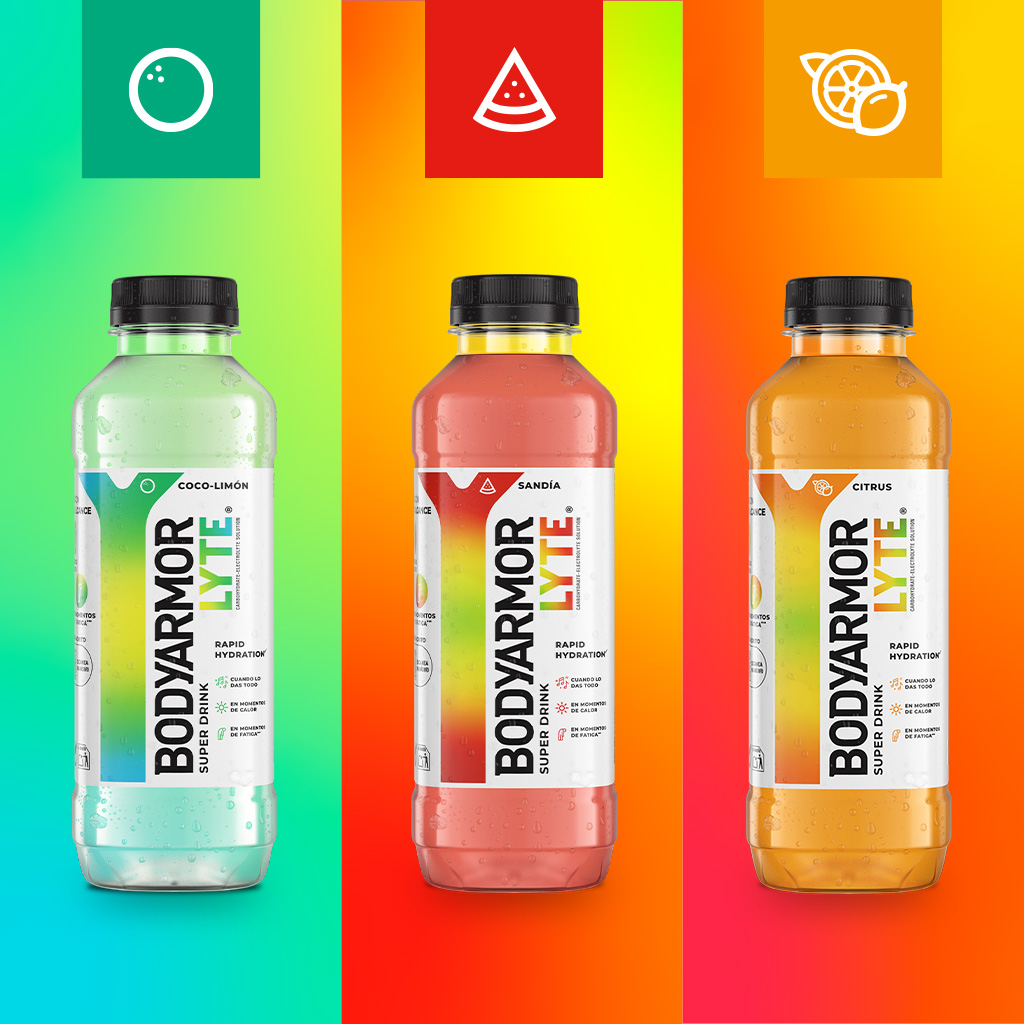 Imagen de BodyArmour Lyte Coco Limón, Sandia y Citricos. 