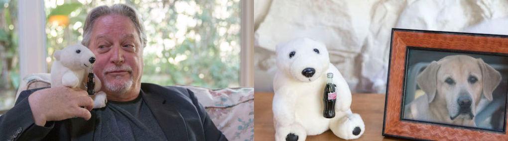 Oso polar clearance coca cola peluche