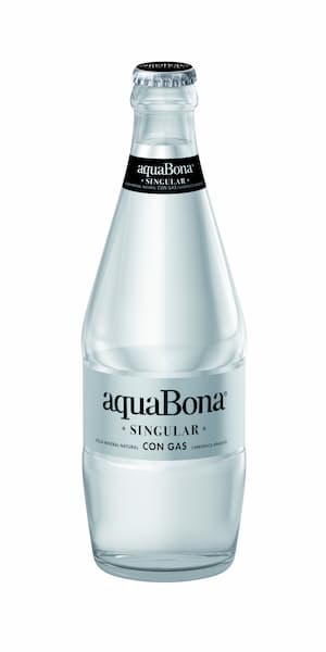 Botella de aquaBona singular manantial Santolín
