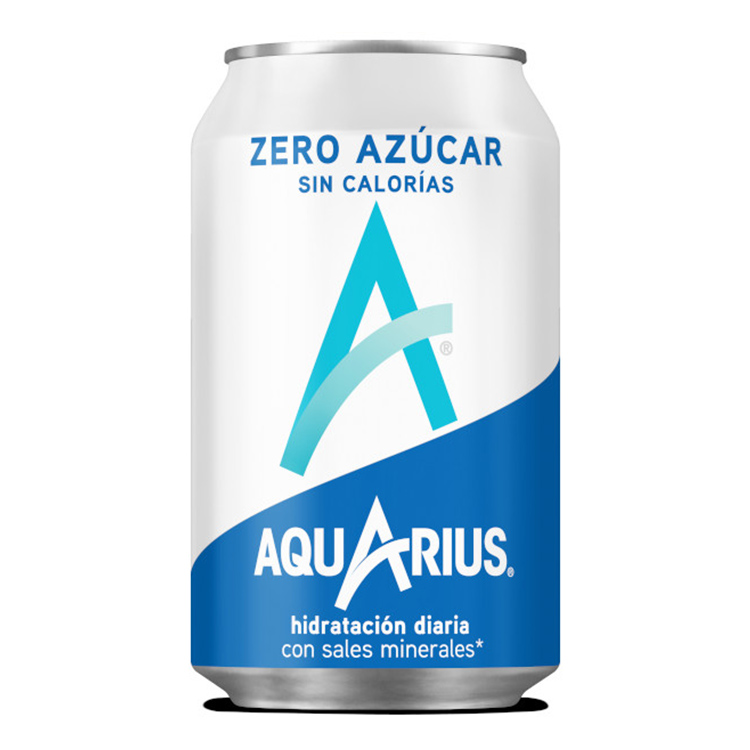 Lata de Aquarius Zero Azúcar
