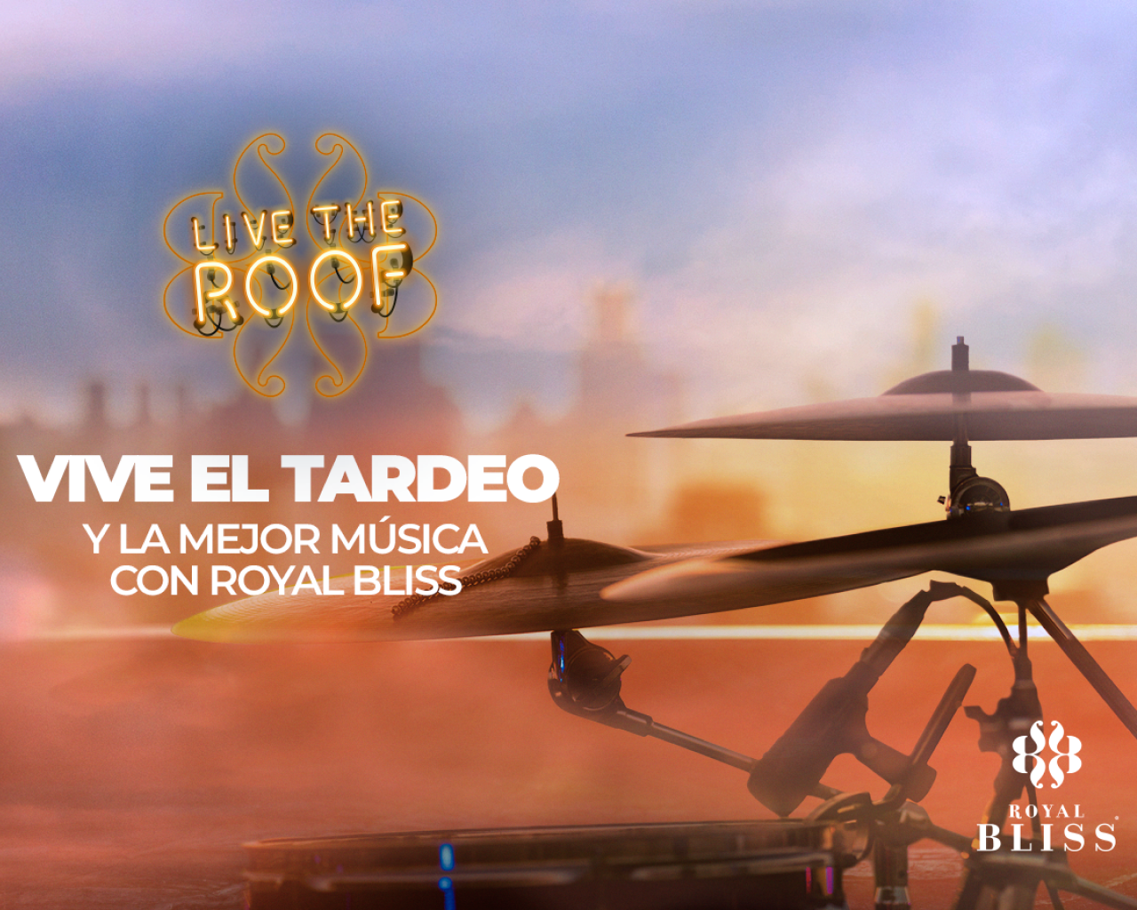 Flyer live the roof