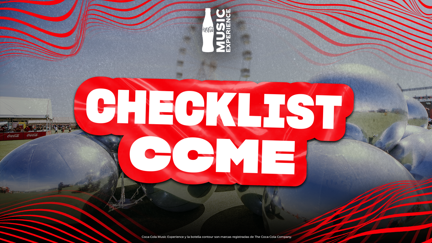 Checklist CCME: Qué llevar a un festival.