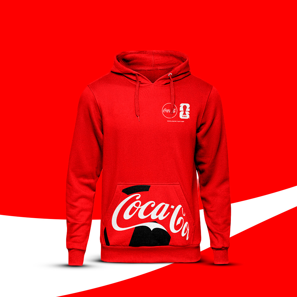 sudadera coca-cola