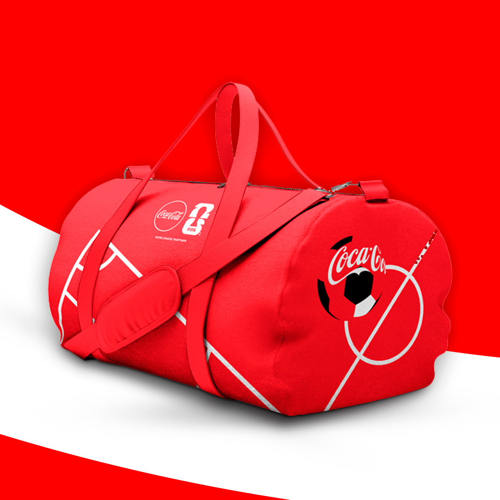 bolsa de deporte coca-cola x fifa