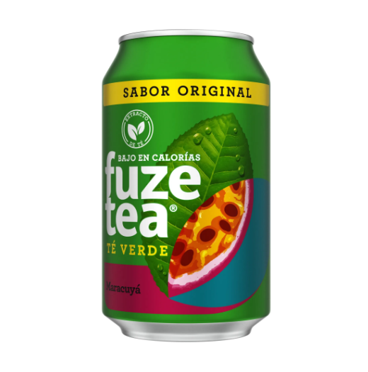té verde frío con maracuyá Fuze Tea 