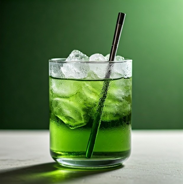 te verde frío refrescante e hidratante