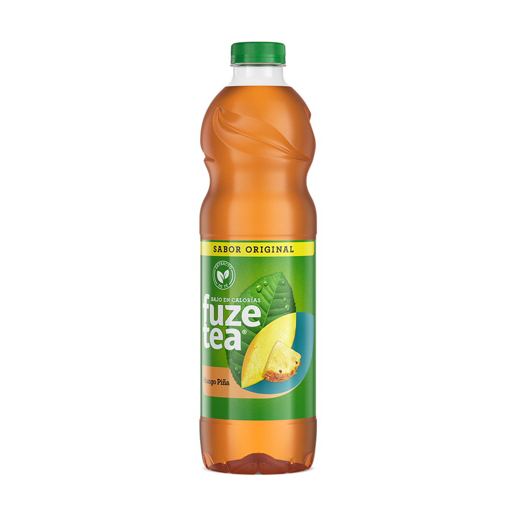 Botella de Fuze Tea Sabor Original Mango Piña