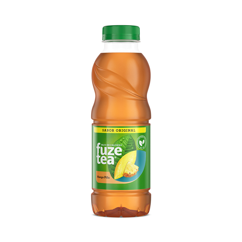 Botella de Fuze Tea Sabor Original Mango Piña