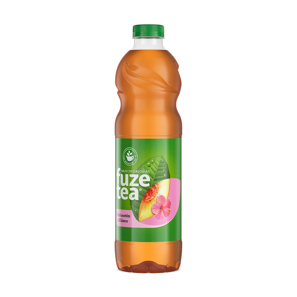 Botella de Fuze Tea Melocotón e Hibisco