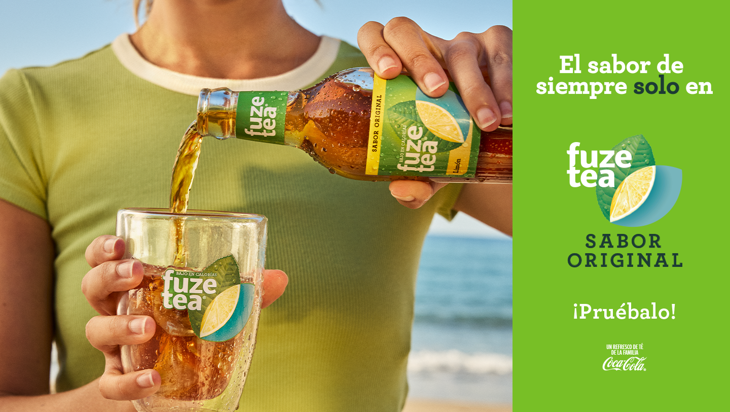 Campaña Fuze tea españa