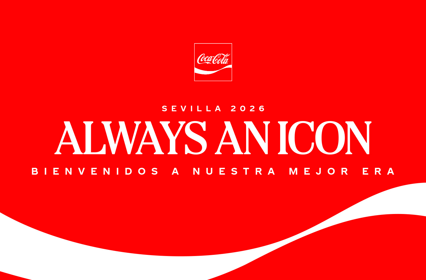 Imagen promocional de Always an Icon de Coca-Cola