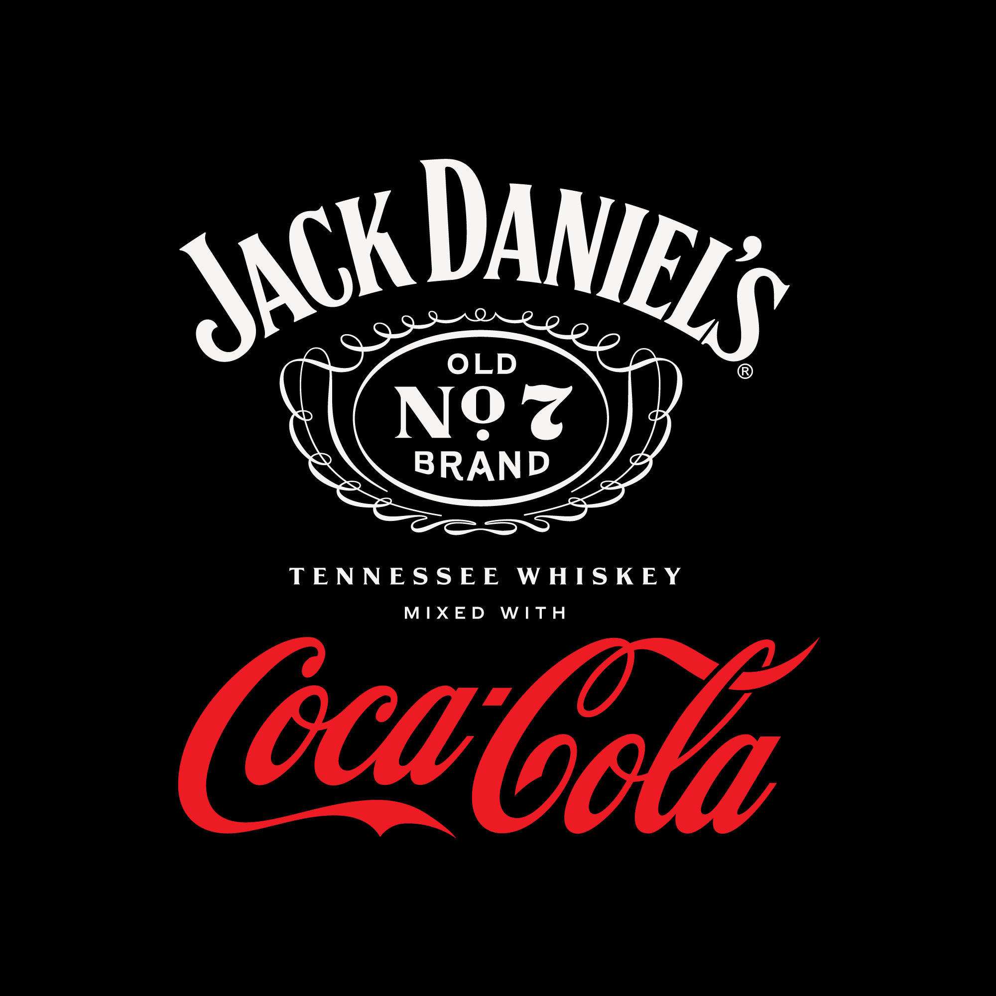 Logo Jack Daniel's and Coca-Cola 