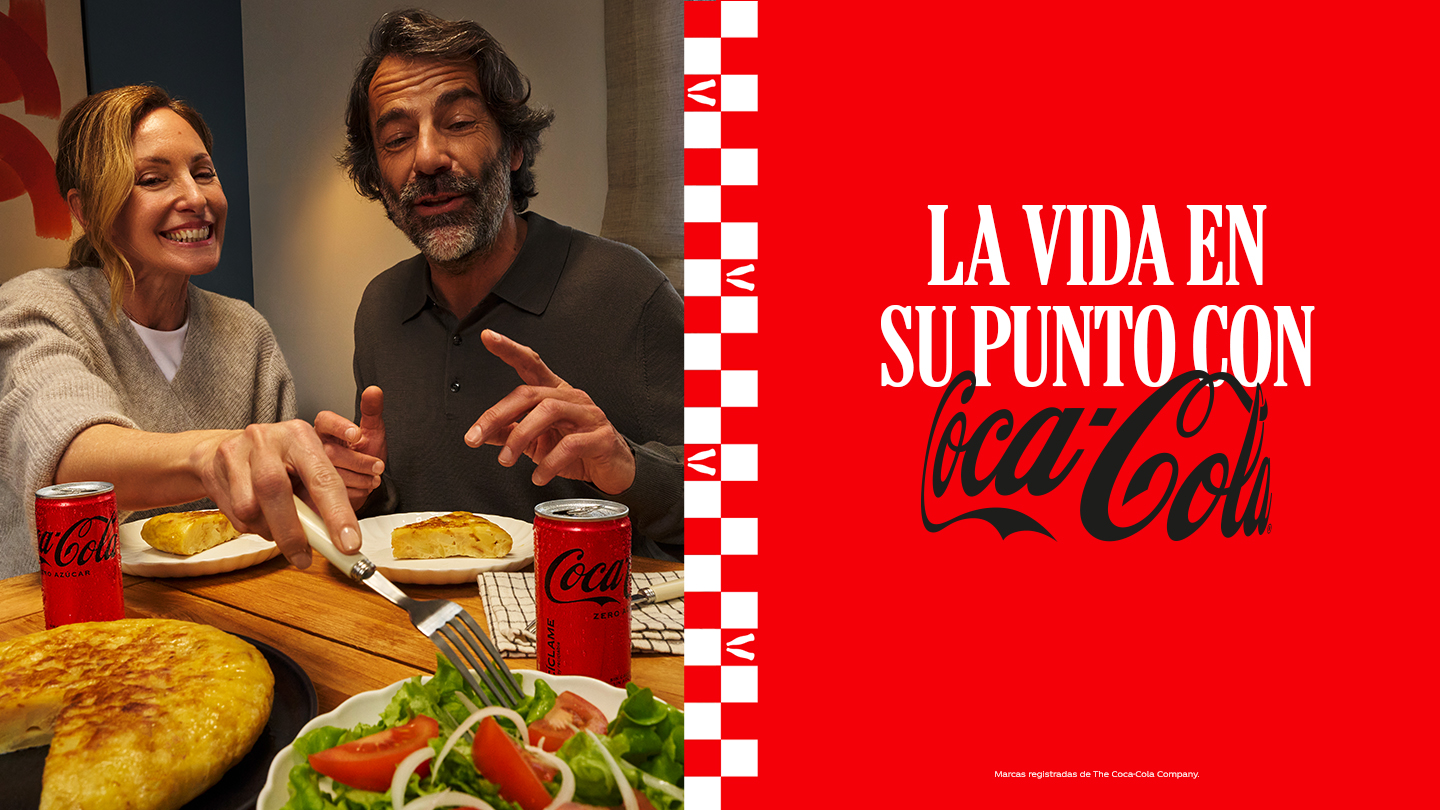 Personas comendo - La Vida en Su Punto con Coca-Cola