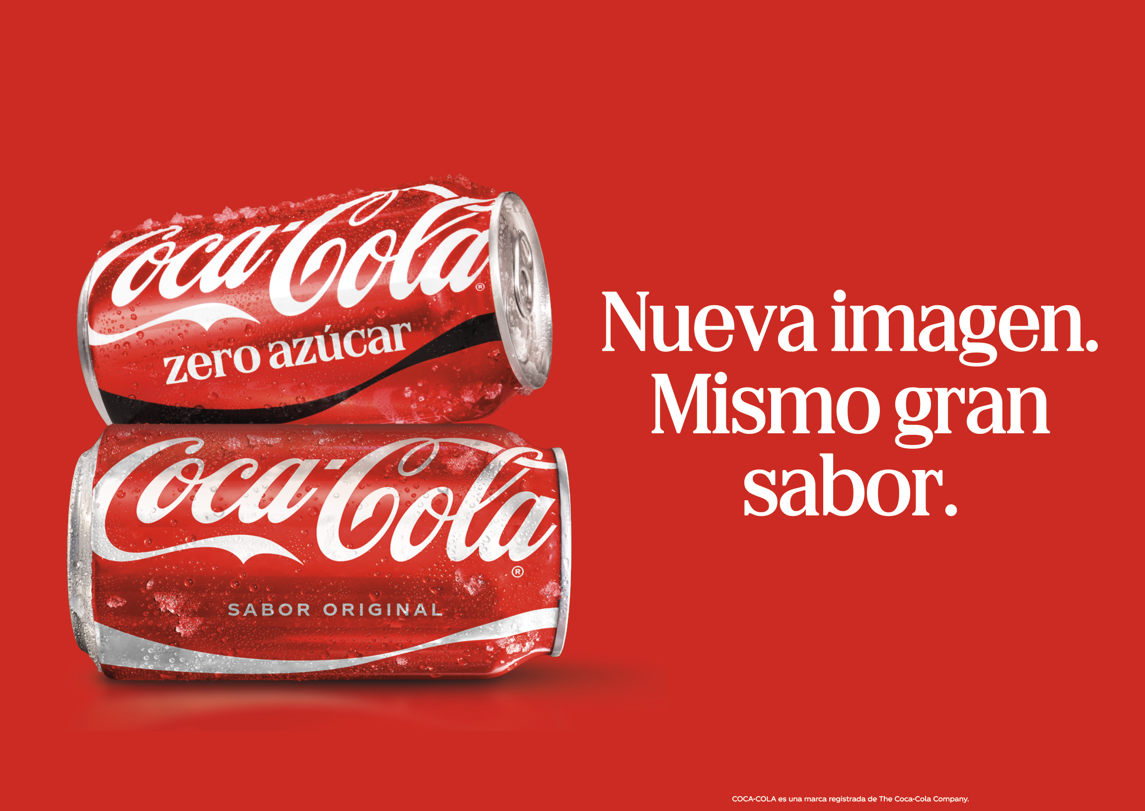 Latas Coca-Cola nuevo diseño global