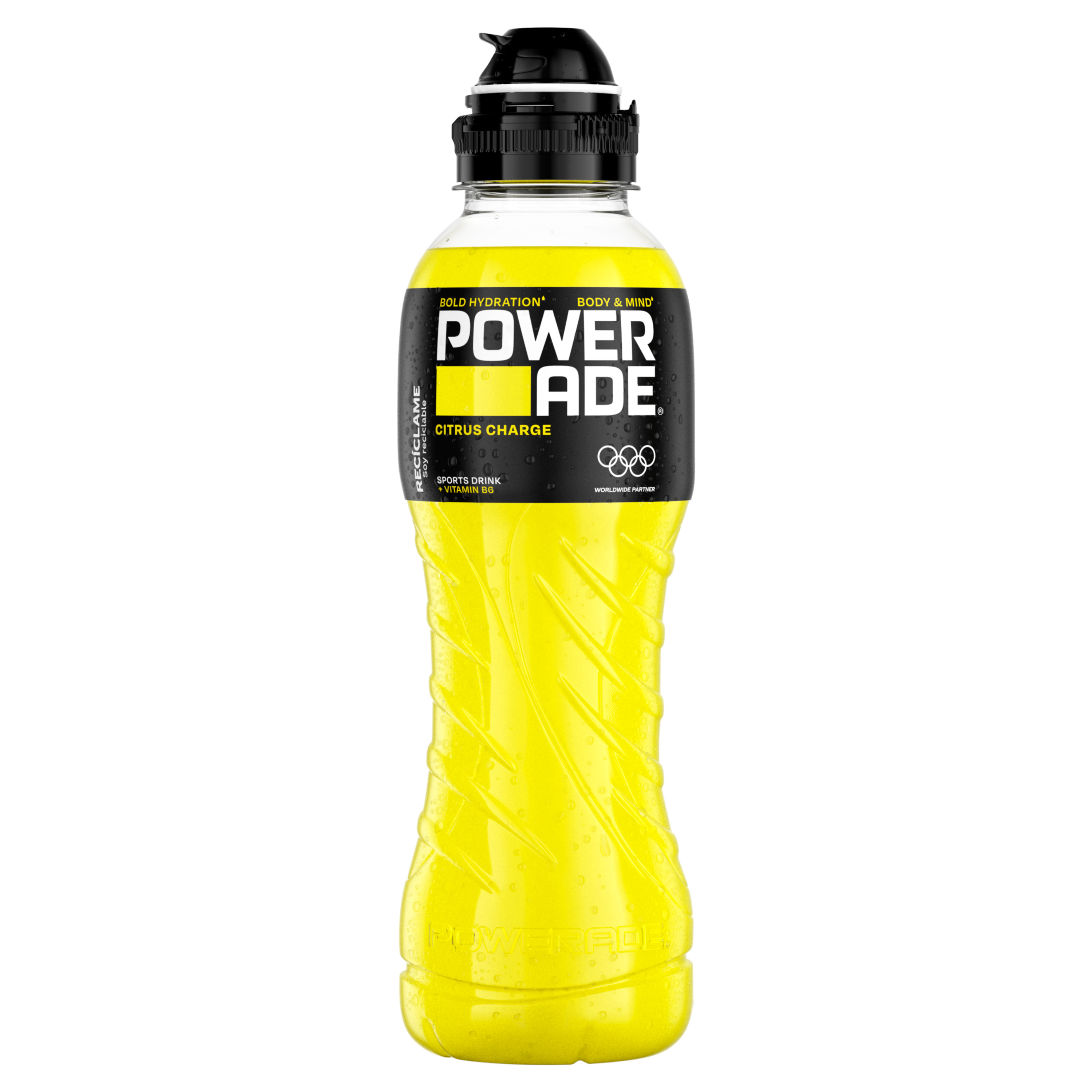 Botella de Powerade Citrus Charge