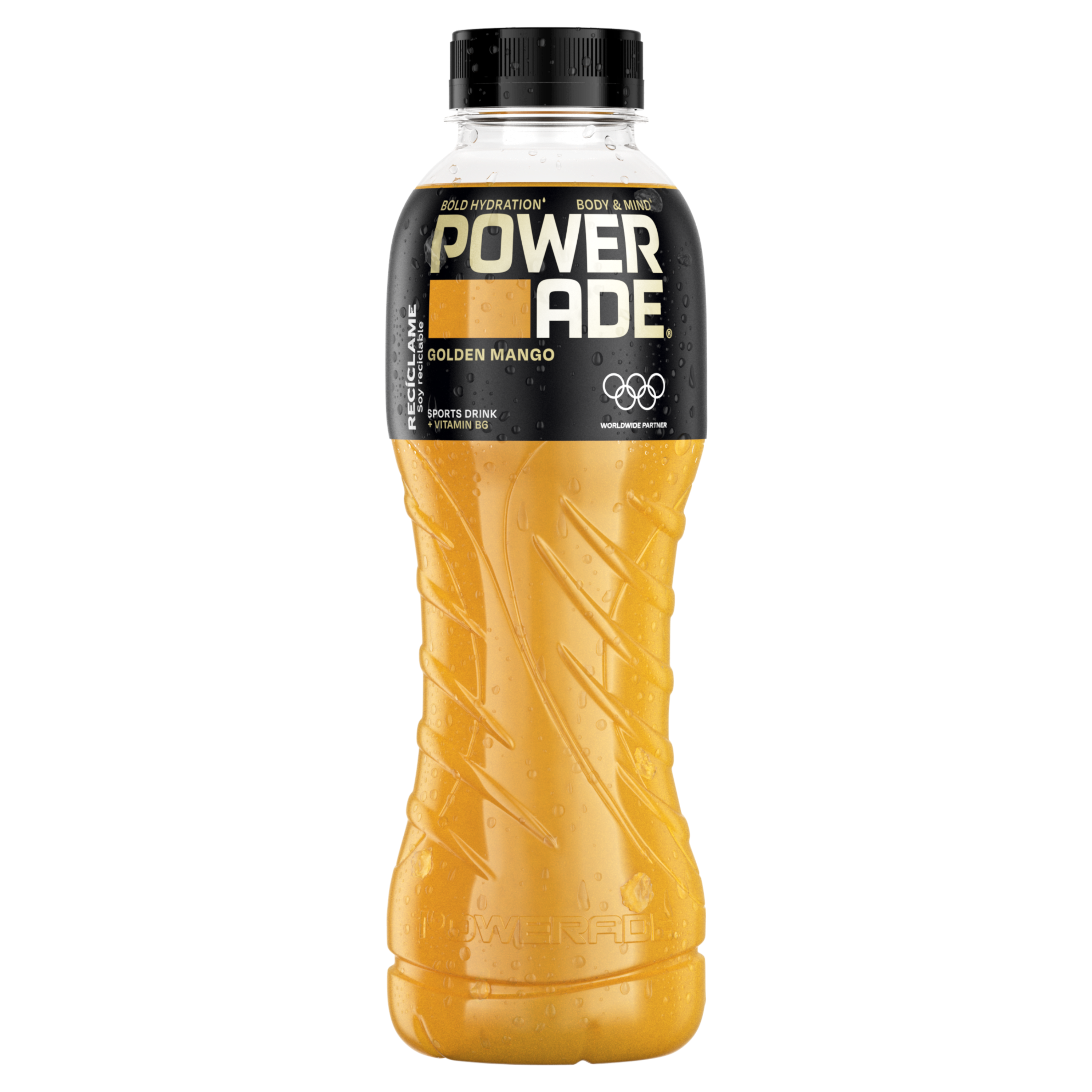 Uma garrafa de Powerade® Orange Burst