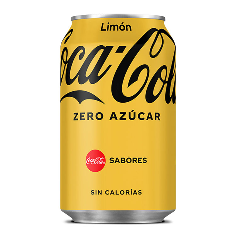 Lata de Coca-Cola Zero Azúcar Limón