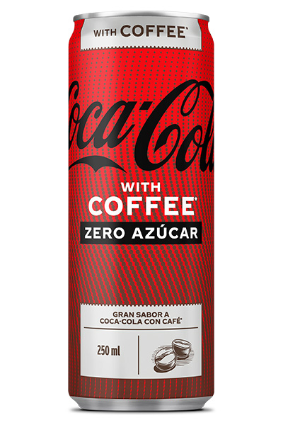 Lata de Coca-Cola with Coffee sin azúcares