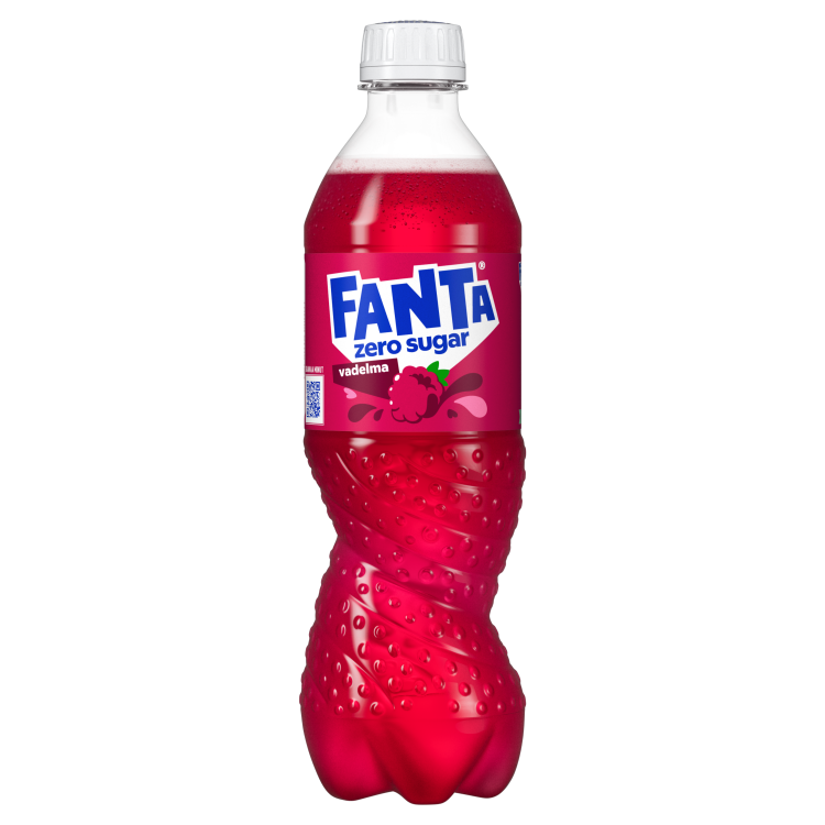 Fanta Vadelma Sokeriton -pullo