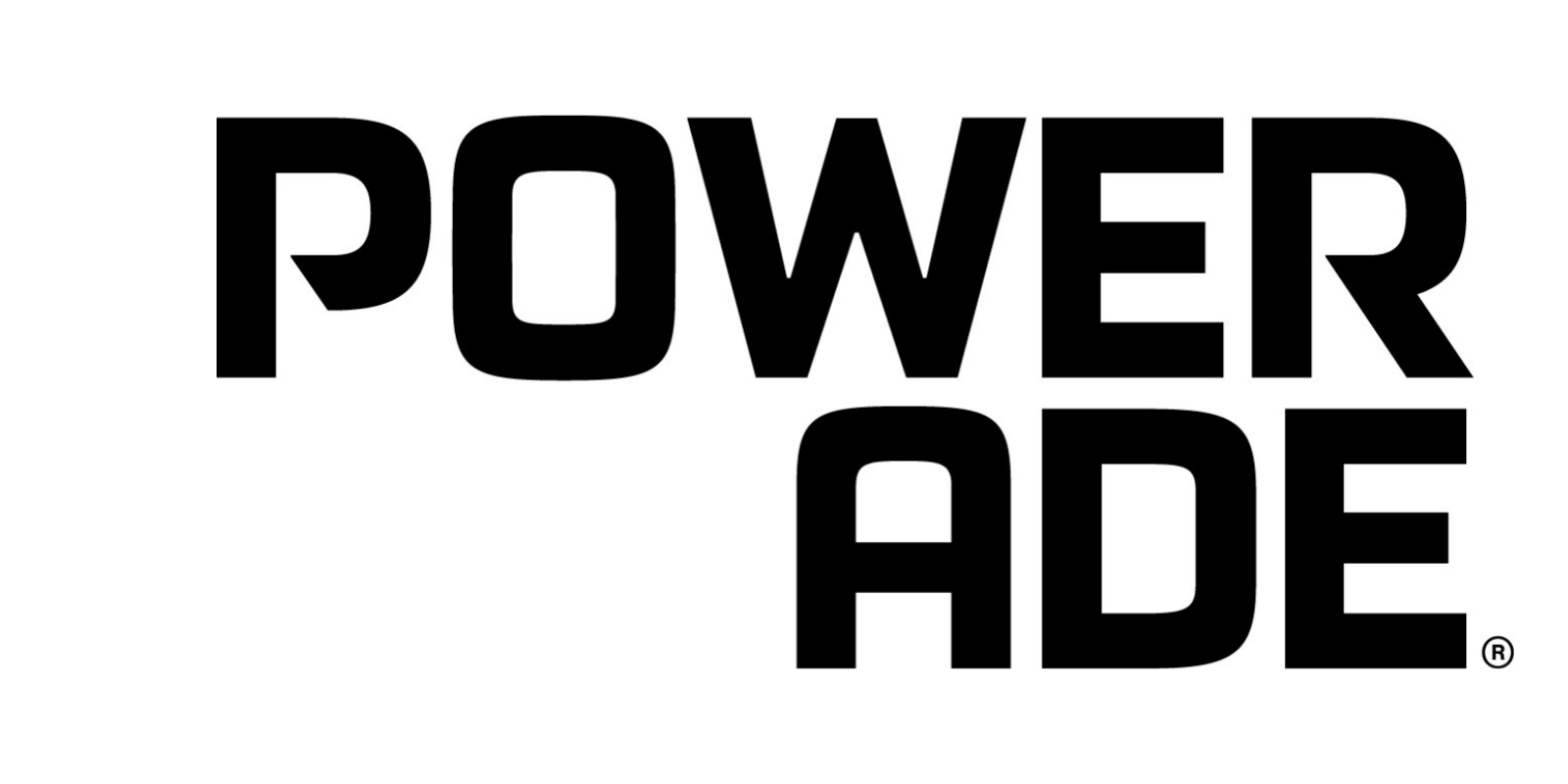 Powerade-logo sinisellä  taustalla