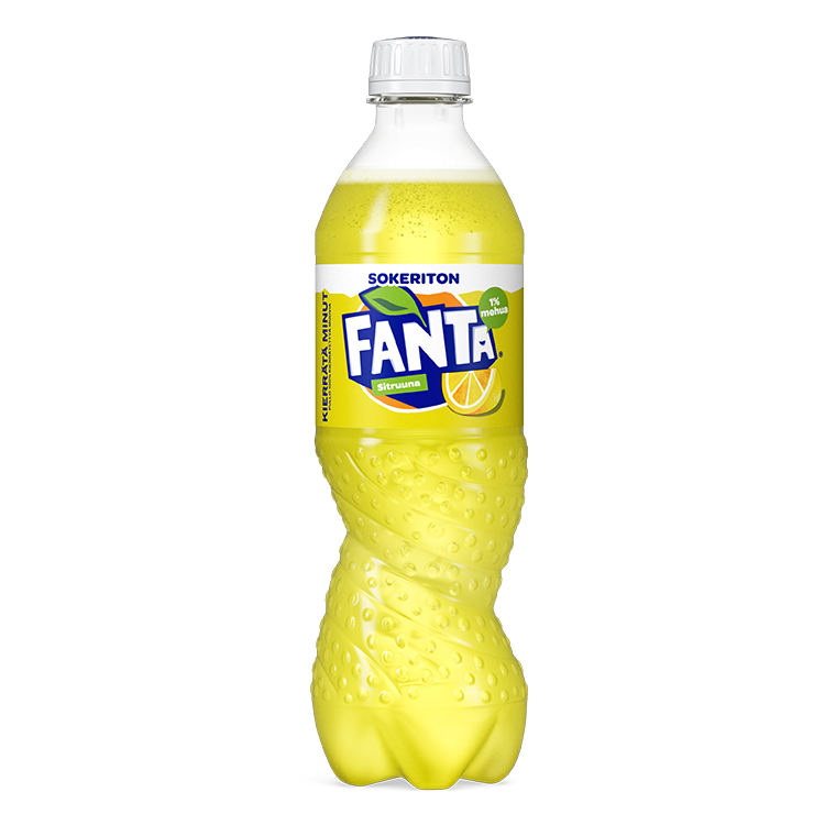 Sitruunan makuinen sokeriton Fanta